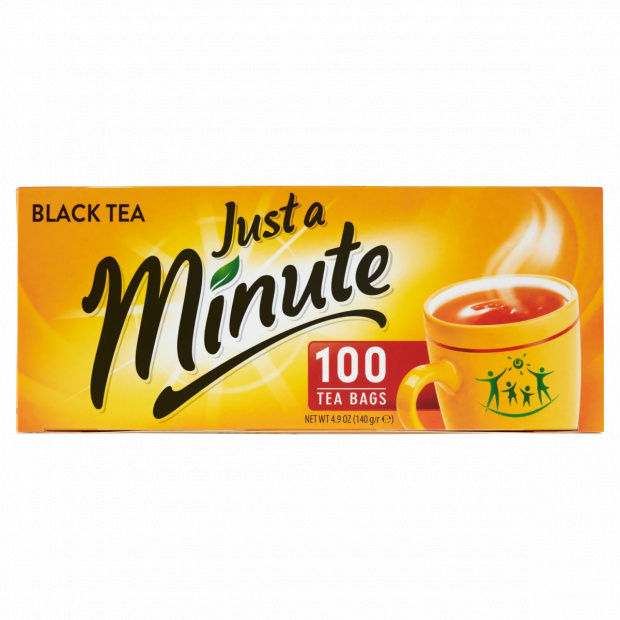 Just a Minute filteres fekete tea 100 filter 140 g 