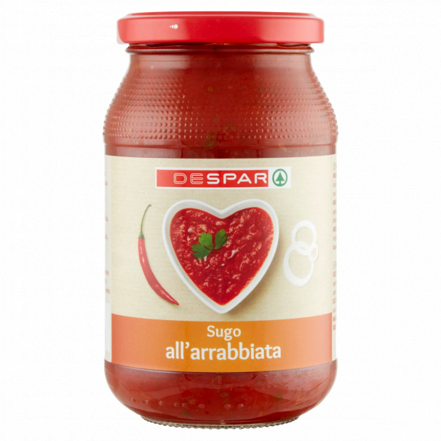 DESPAR arrabiata csípős paradicsommártás 400 g
