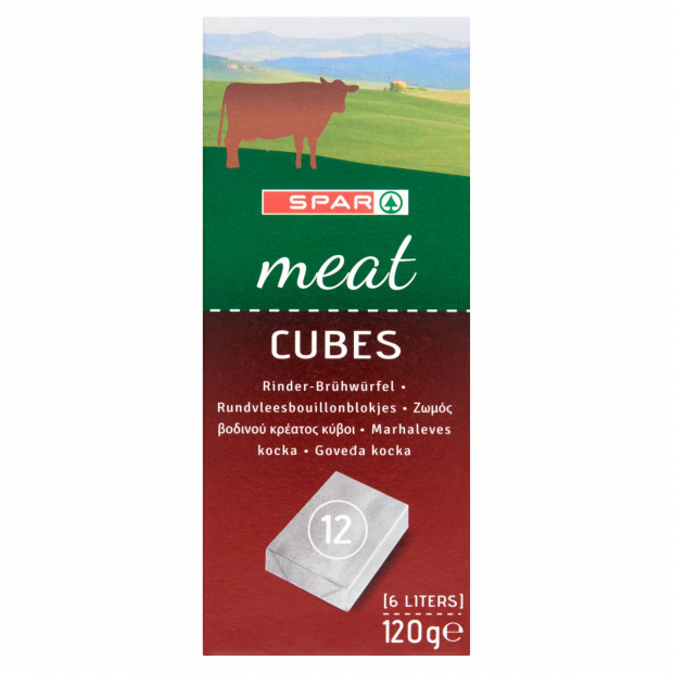 SPAR marhaleves kocka 12 db 120 g