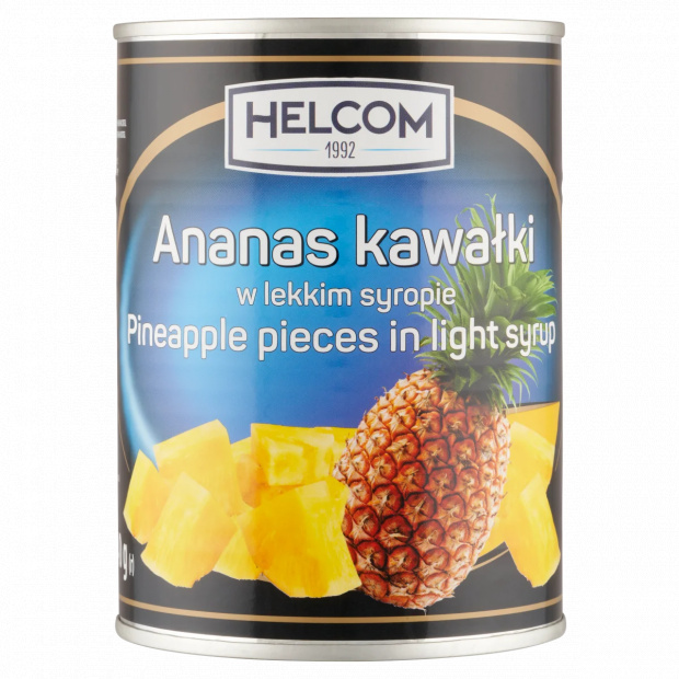 Helcom darabolt ananász enyhén cukrozott lében 565 g