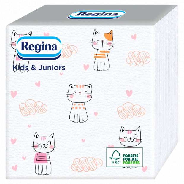 Regina Kids szalvéta 1 rétegű 30 x 29 cm 45 db