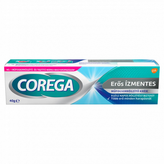 Corega Ízmentes műfogsorrögzítő krém 40 g