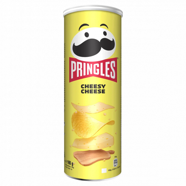 Pringles Cheesy Cheese sajtos ízesítésű sós snack 165 g