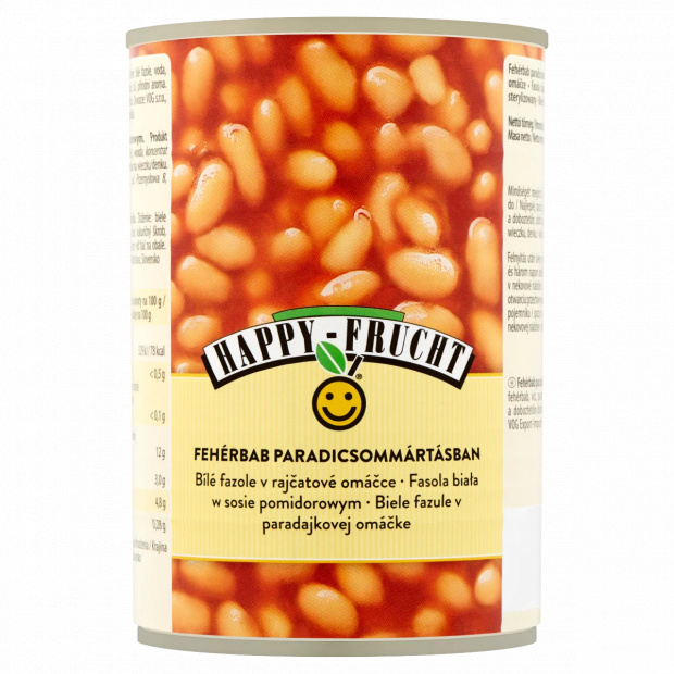 Happy Frucht fehérbab paradicsommártásban 400 g