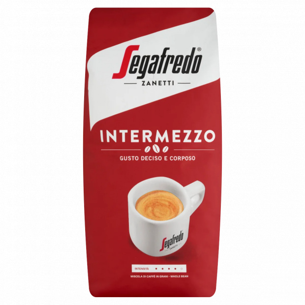 Segafredo Zanetti Intermezzo szemes pörkölt kávé 1000 g Segafredo Zanetti Intermezzo szemes pörkölt kávé 1000 g