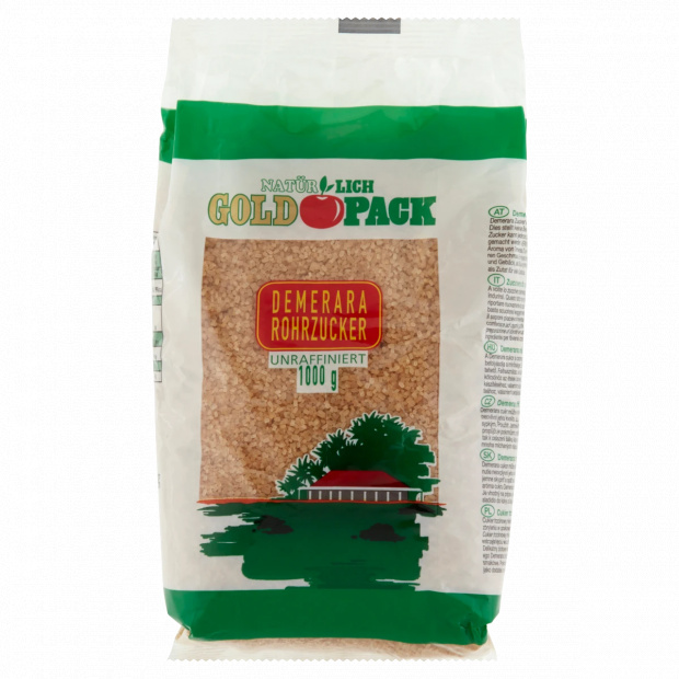 Gold Pack Demerara nádcukor 1000 g Gold Pack Demerara nádcukor 1000 g