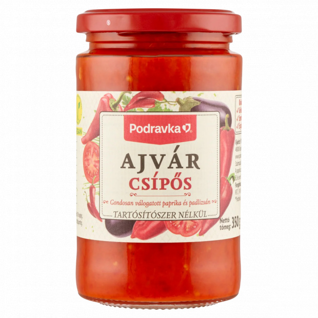 Podravka csípős ajvár 350 g