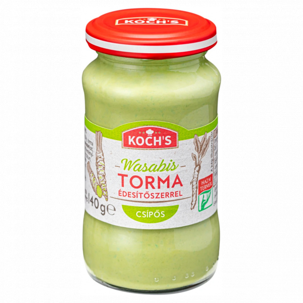 KOCH\'S csípős wasabi torma édesítőszerrel 140 g