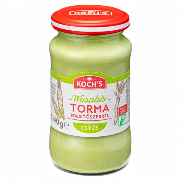 KOCHs csípős wasabi torma édesítőszerrel 140 g