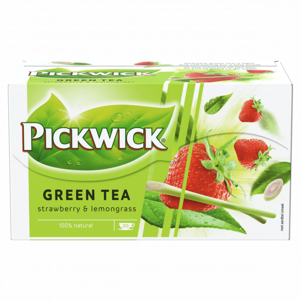 Pickwick eperízű zöld tea indiai citromfűvel 20 filter 30 g