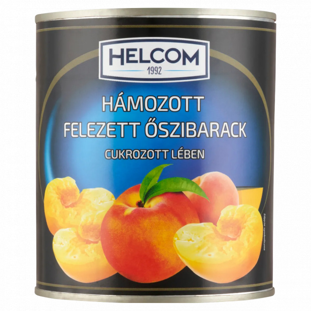 Helcom hámozott felezett őszibarack cukrozott lében 820 g