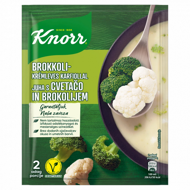 Knorr brokkolikrémleves karfiollal 51 g
