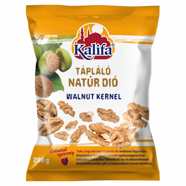 Kalifa tápláló natúr dió 200 g Kalifa tápláló natúr dió 200 g