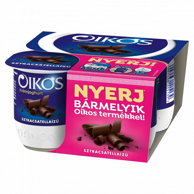 Danone Oikos sztracsatellaízű élőflórás krémjoghurt 4 x 125 g