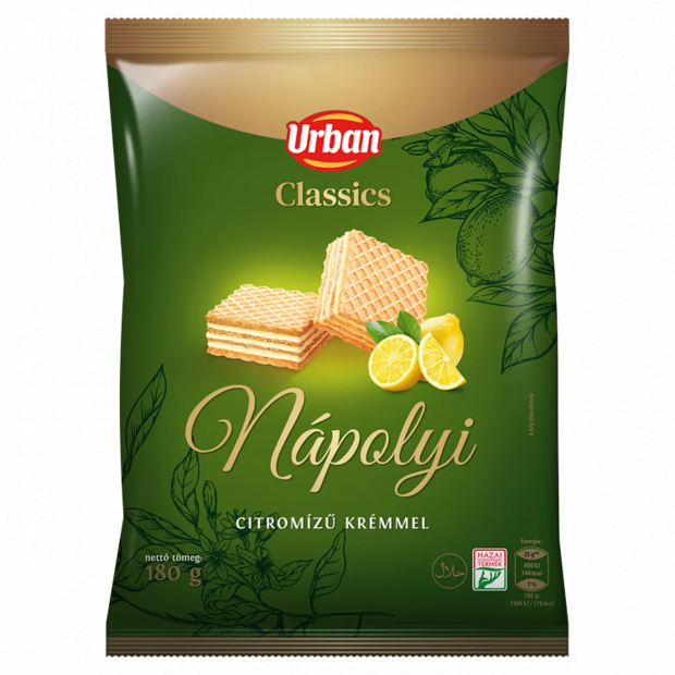 Urban Classics nápolyi citromízű krémmel 180 g