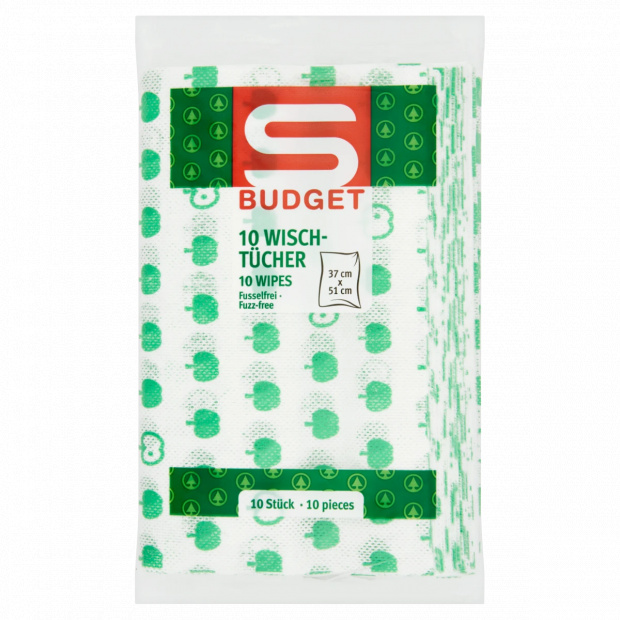 S-Budget törlőkendő 10 db
