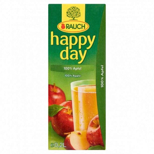 Rauch Happy Day 100% almalé 0,2 l Rauch Happy Day 100% almalé 0,2 l