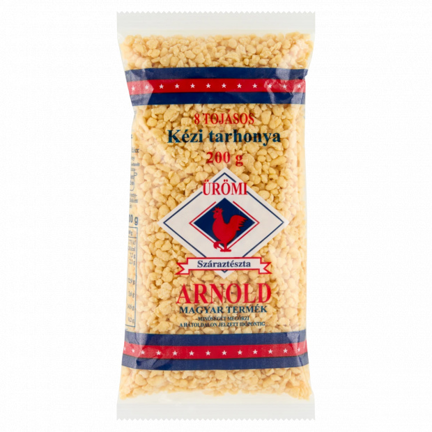 Ürömi Arnold kézi tarhonya 8 tojásos száraztészta 200 g Ürömi Arnold kézi tarhonya 8 tojásos száraztészta 200 g