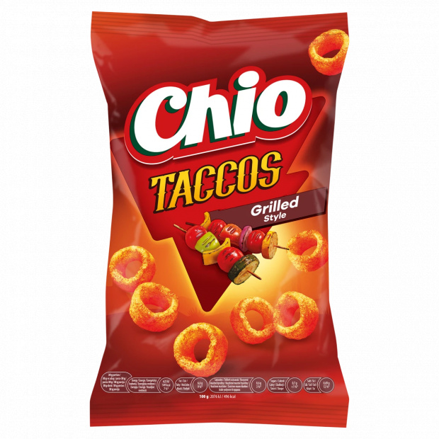 Chio Taccos grilles ízű búza-burgonyasnack 65 g