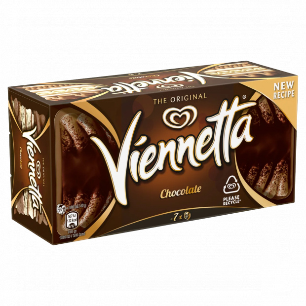 Viennetta kakaós és fehércsokoládés jégkrém kakaós bevonó rétegekkel 650 ml
