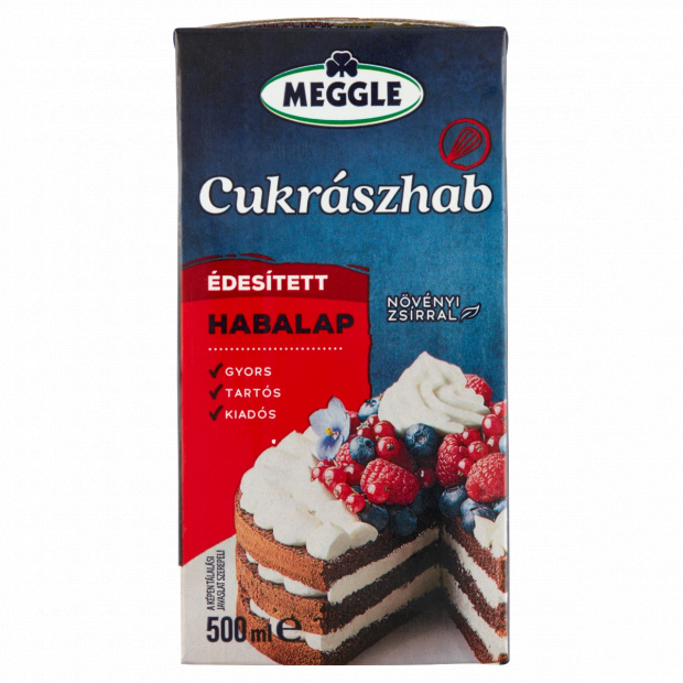 Meggle UHT cukrászhab 500 ml Meggle UHT cukrászhab 500 ml