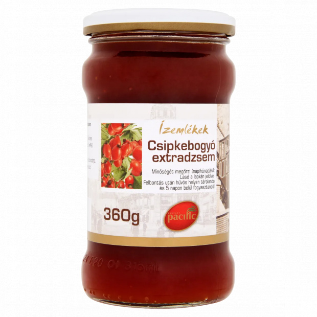 Pacific Ízemlékek csipkebogyó extradzsem 360 g