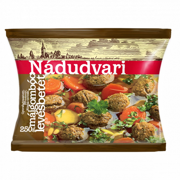 Nádudvari gyorsfagyasztott májgombóc levesbetét 250 g