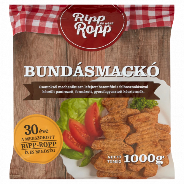 Ripp-Ropp Bundásmackó gyorsfagyasztott késztermék 1000 g
