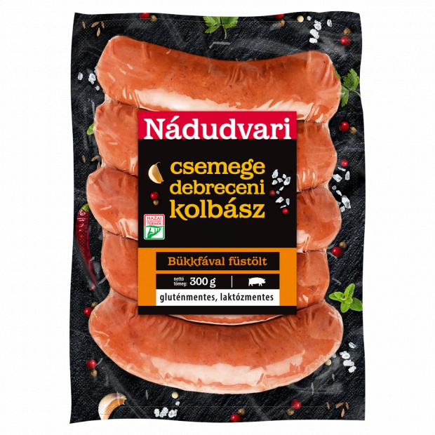 Nádudvari csemege sertés debreceni kolbász 300 g