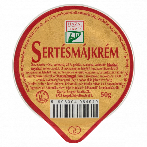 Sertésmájkrém 50 g