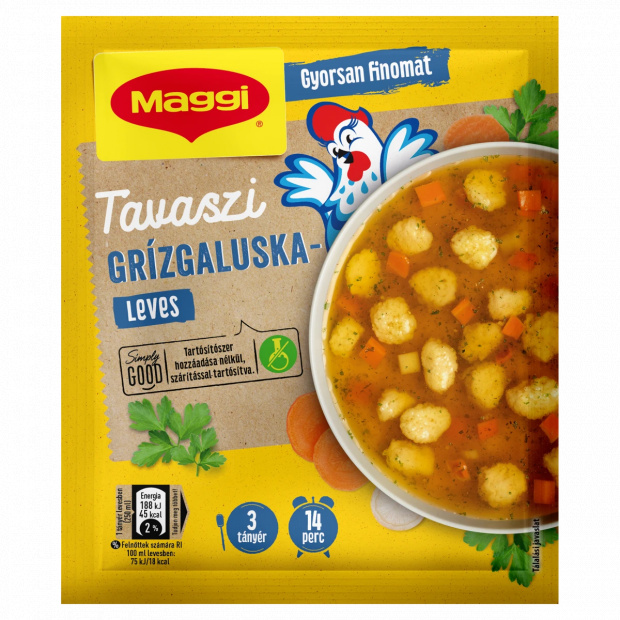 Maggi tavaszi grízgaluskaleves 34 g Maggi tavaszi grízgaluskaleves 34 g