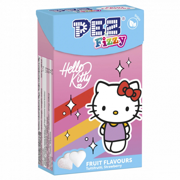 Pez Fizzy Angry Birds gyümölcsízű pezsgő hatású cukorka 30 g Pez Fizzy Angry Birds gyümölcsízű pezsgő hatású cukorka 30 g