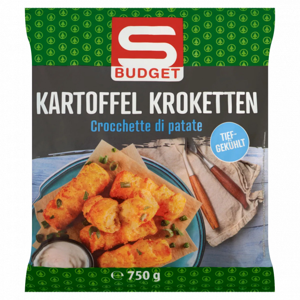 S-Budget gyorsfagyasztott burgonyakrokett 750 g 