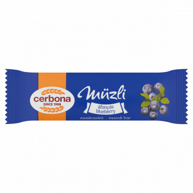 Cerbona áfonyás müzliszelet 20 g