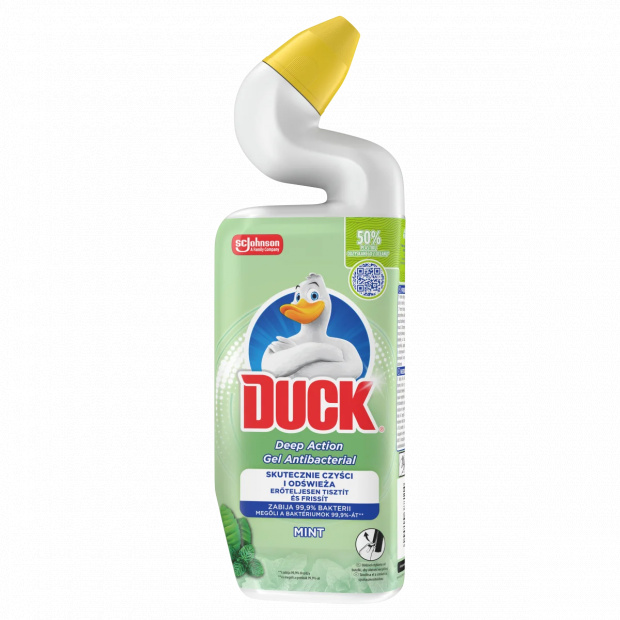 Duck Deep Action Gel Antibacterial Mint WC tisztító fertőtlenítő gél 750 ml