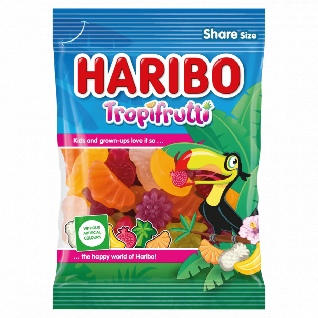 Haribo Tropifrutti gyümölcsízű gumicukorka 200 g