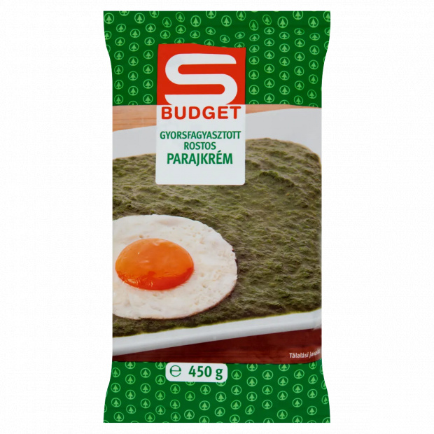 S-Budget gyorsfagyasztott rostos parajkrém 450 g