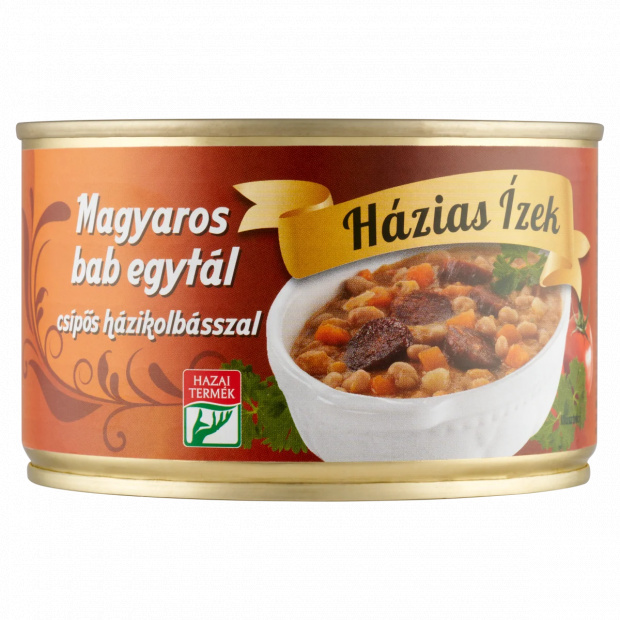 Házias Ízek magyaros bab egytál csípős házikolbásszal 400 g