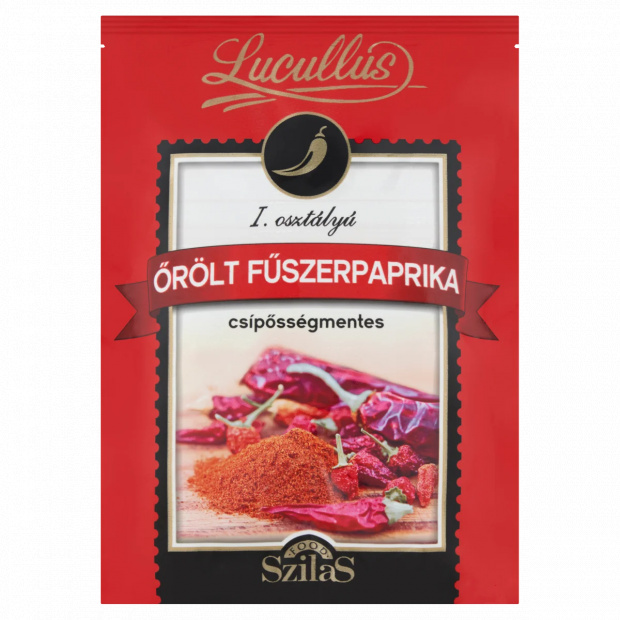 Lucullus I. osztályú csípősségmentes őrölt fűszerpaprika 50 g Lucullus I. osztályú csípősségmentes őrölt fűszerpaprika 50 g