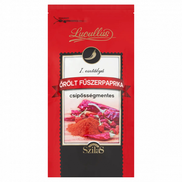 Lucullus I. osztályú csípősségmentes őrölt fűszerpaprika 100 g