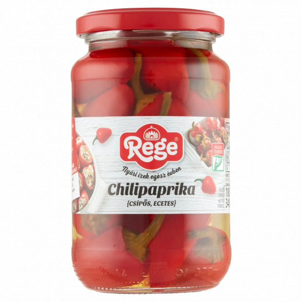 Rege csípős, ecetes chilipaprika 340 g