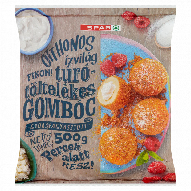 SPAR gyorsfagyasztott túrótöltelékes gombóc 500 g