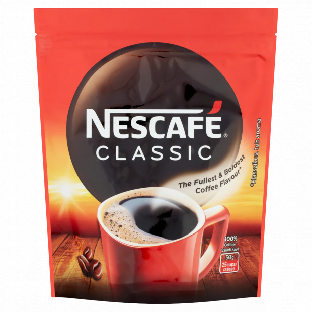 Nescafé Classic azonnal oldódó kávé 50 g Nescafé Classic azonnal oldódó kávé 50 g