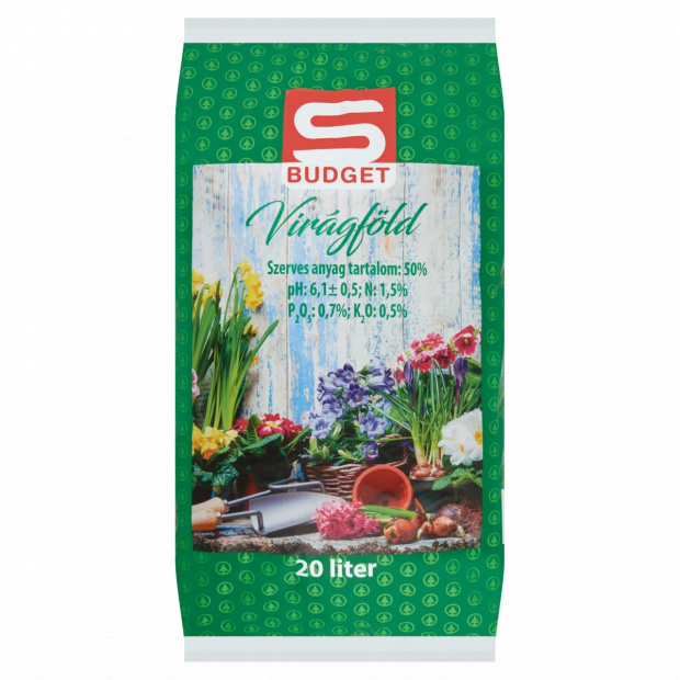 S-Budget virágföld 20 l S-Budget virágföld 20 l