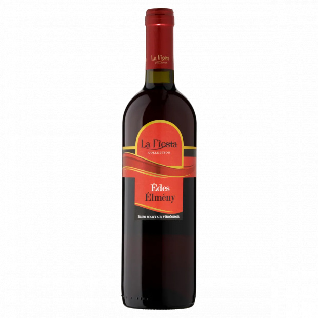 La Fiesta Édes Élmény Dunántúli cuvée édes magyar vörösbor 10% 750 ml