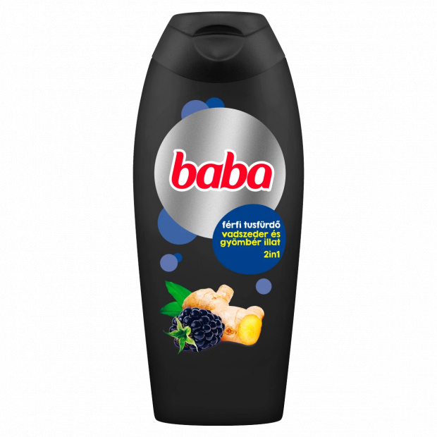Baba 2in1 vadszeder és gyömbér illat férfi tusfürdő 400 ml
