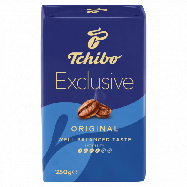 Tchibo Exclusive őrölt, pörkölt kávé 250 g