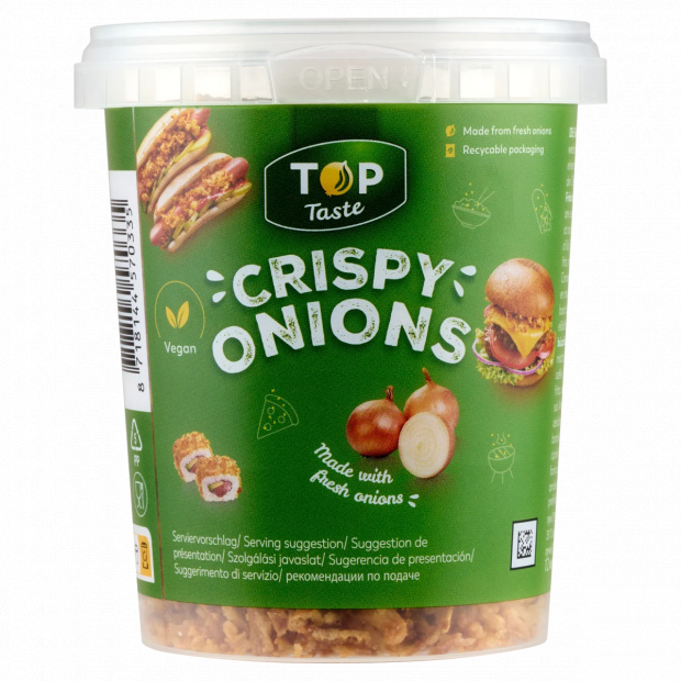 Top Taste pirított hagyma 150 g Top Taste pirított hagyma 150 g