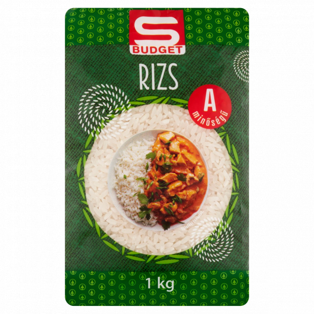 S-Budget \"A\" minőségű rizs 1 kg
