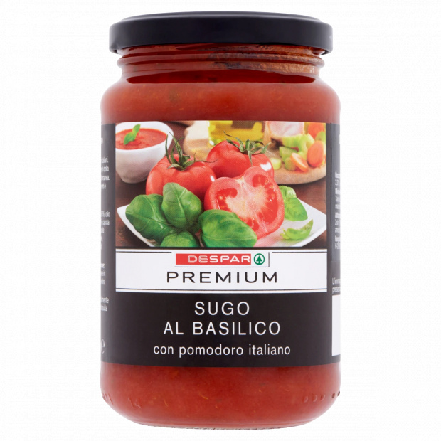 DESPAR PREMIUM Sugo Al Basilico bazsalikomos paradicsommártás 350 g DESPAR PREMIUM Sugo Al Basilico bazsalikomos paradicsommártás 350 g